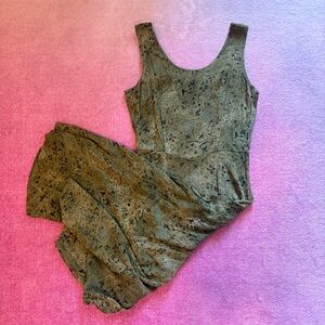 green floral fairycore y2k maxi dress